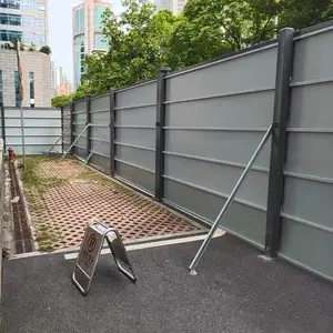 晟江 道路施工临时彩钢围挡 工地隔离挡板 泡沫夹心围墙