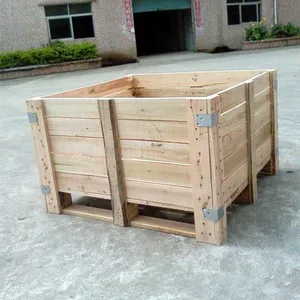 烟薰实木箱 出口重型木箱 大型设备外包装木箱