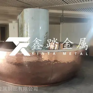 澳门酒店纯手工锻造双曲面吧台佛山厂家定做