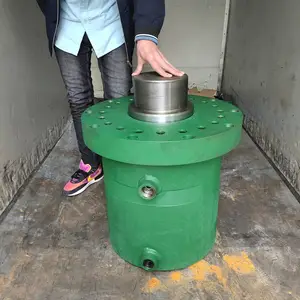 中藤液压气动供应HSG工程油缸重型双向升降液压缸支持定做带法兰耳环绞轴