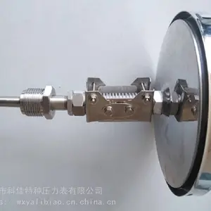 坚固耐振双金属温度计_冶金行业用万向温度计_苏科佳双金属温度计制造商