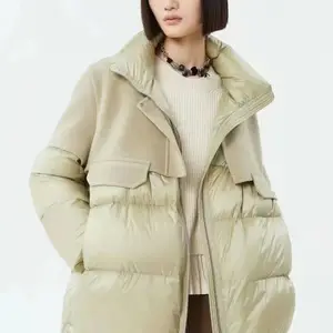 VIEWEVER维伊女装冬季专柜品牌羽绒服折扣服装尾货