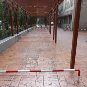 淄博水泥压花地坪 小区道路压花地坪施工模具