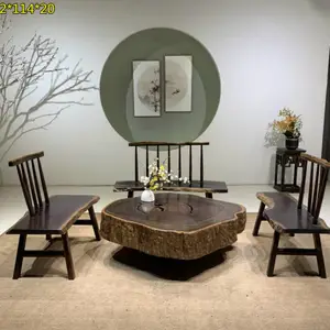 檀笑古今新中式风格家具黑檀家具纹理