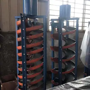 玻璃钢螺旋溜槽厂家直销淘金工具矿山设备煤泥分离设备钛铁矿溜槽