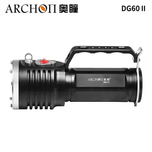 ARCHON奥瞳DG60II专业手提式潜水探照灯 水域救援搜索照明灯 8000流明 200米防水手电 远射500米 技术潜水主灯