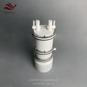 高纯聚四氟乙烯砂芯过滤器耐强酸强碱PTFE砂芯抽滤设备固液分离器