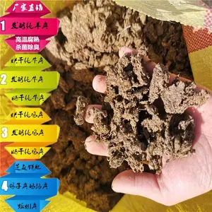 广西干牛粪厂家报价南宁发酵羊粪颗粒有机肥柳州干鸡粪块状无杂质