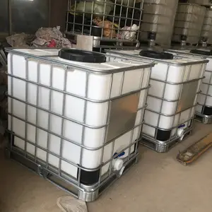 厂家直销加厚塑料吨桶1000L带铁架耐酸碱化工桶集装大方桶