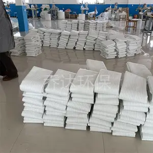 南京常温拒水防油针刺毡滤袋 涤纶针刺毡除尘器布袋