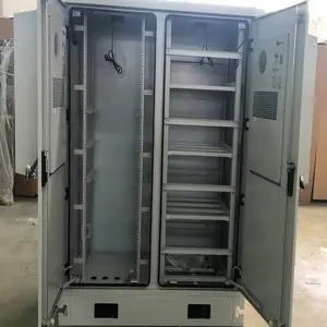 5G室外机柜 2.1米综合双舱 前双开门 基站通信 一体化