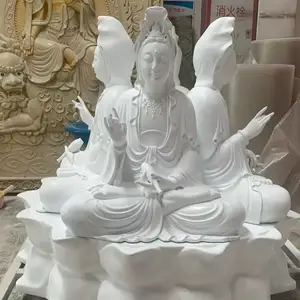 四面观音艺术雕像 ***文化主题摆件 玻璃钢材质场景装饰精品