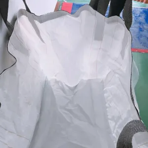 全新加厚白色吨袋吨包袋集装袋95*95*110桥梁预压污泥袋1吨1.2吨