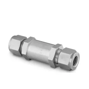 SS-2F-05 Swagelok不锈钢直通颗粒过滤器,1/8 in. 卡套管接头,孔隙尺寸 0.5 微米不锈钢直通颗粒过滤器,