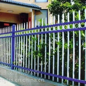铁艺栅栏围栏锌钢护栏别墅小区围墙栏杆庭院学校镀锌隔离围栏围挡
