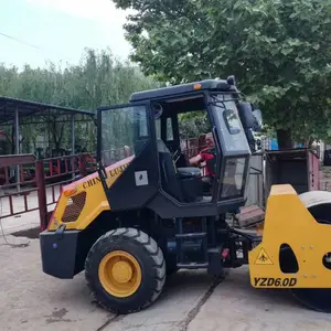 洛阳路捷全新6吨单钢轮压路机,YZD6.0单钢轮压路机及原车配件