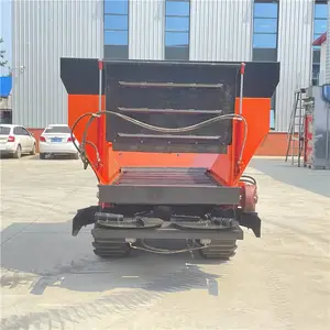 干湿粪肥撒粪车 自走式果园散粪机器 撒肥撒粪一体机