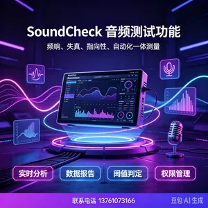 SoundCheck Software 电声产品测试软件 封装喇叭 高音头 阻抗曲线 分析工具