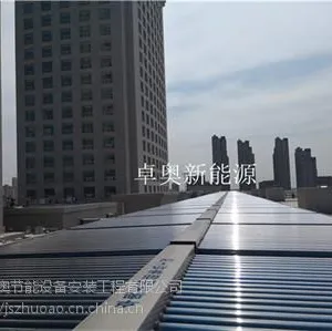 常州白金汉爵大酒店30吨太阳能加空气能热泵系统热水工程