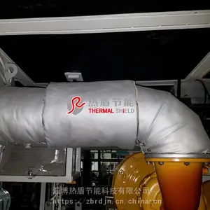 引擎管道隔热保温衣 排气管隔热套 可拆卸排气管隔热罩 排气管保温套 定制 热盾