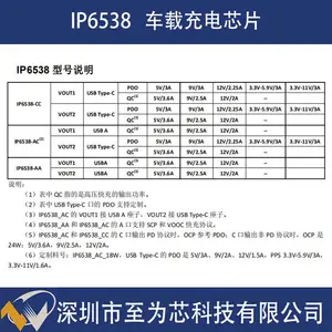 IP6538 Ӣ��о 45W���� ˫C��������س��������оƬ ͬ����ѹ