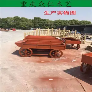 潼南景区防腐木花箱 广场组合式花箱 木制树池批发 众仁木艺
