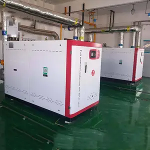 4吨燃气热水锅炉 低烟温 中杰低氮冷凝热水锅炉 氮供暖锅炉