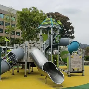 石家庄快乐时光儿童高端滑梯 儿童玩具 幼儿园游乐设备 幼儿园实木设施