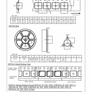 AOS万代 AONZ66412 双非对称N沟道MOSFET 中压SGT产品