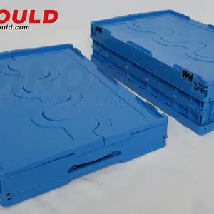 604015C1L食品级专用周转箱 防阻燃 防潮折叠周转箱
