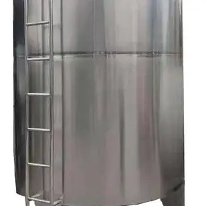 玉祥品牌3000L不锈钢储罐 罐体内表面镜面抛光处理 能够CIP和SIP