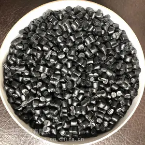 福建泉州厂家自产PP编织袋PP黑色再生注塑颗粒高光面增韧PP回料
