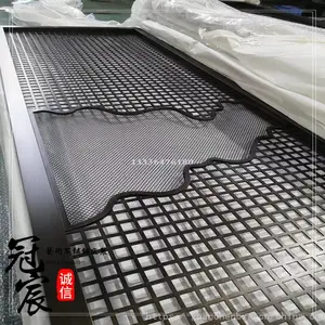 不锈钢屏风酒店餐厅会所展厅金属现代玄关新中式隔断工程制品