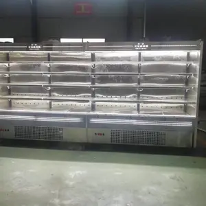 火锅店不锈钢风幕柜加湿展示柜厂家供应