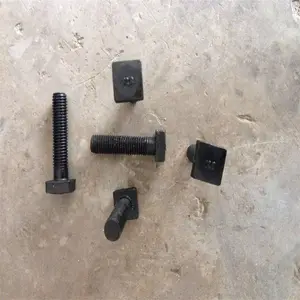 12.9级高强度T型螺丝耐磨四方头螺栓抛丸机专用模具螺丝M10M12M16
