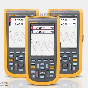 ��»��Fluke 124B�ֳ�ʾ�������������ñ���ҵ���������豸���ϼ��