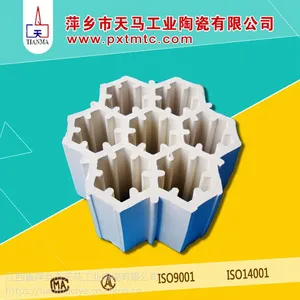 天马陶瓷 供应优质 陶瓷化工填料 轻瓷规整开孔填料