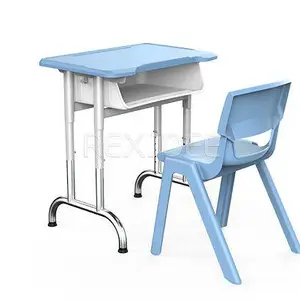 课桌椅生产 学生课桌椅厂家直销批发 多种款式可定制加工