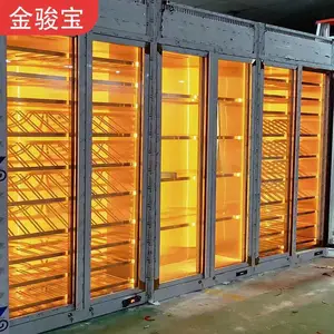 不锈钢红酒柜定制 家装客厅装饰隔断酒窖酒架 中式欧式酒柜展示柜