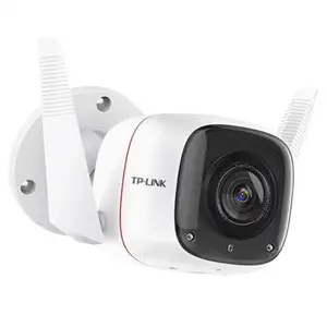 TP-LINK TL-IPC64C 400万室外无线网络摄像机声光报警