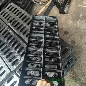 主站铸铁水篦子出售 双篦 沟渠井口防护 250x500x30 C250 不易打滑绊脚