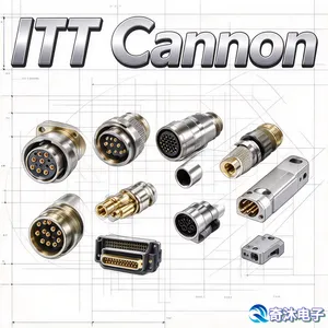 ITT Cannon CIR01A-28-21SW-F80-VO 航空连接器 锁紧可靠