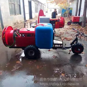 佳鑫牌 手推式汽油拉管打药机 座驾式喷雾器