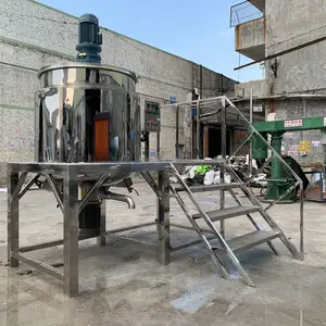虎门100L热熔胶加热反应搅拌锅 不锈钢液体搅拌罐 安全省电