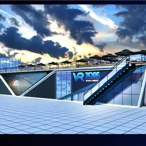 具有超未来科技感的VR展厅