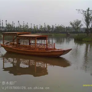 观光画舫船厂家定制 双鸭山宝清出售35人景区画舫船 电动旅游船