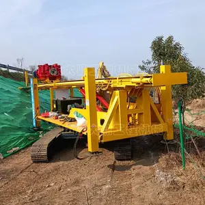 公路路基加固小型长螺旋打桩机 6-20米小型长螺旋打桩机 多少钱
