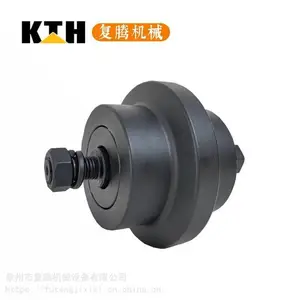 适用山猫X320支重轮挖掘机承重轮挖机底盘配件四轮一带主机厂配套
