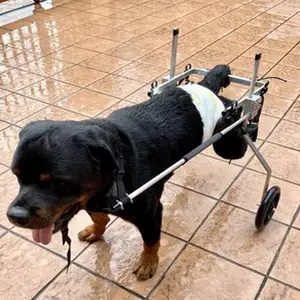 狗狗轮椅猫咪后肢用轮椅可折叠铝合金轻便宠物辅助车