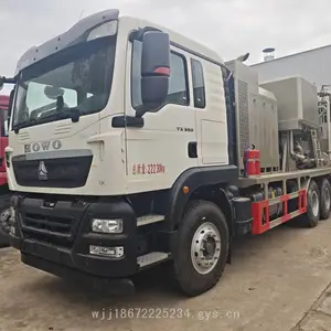 重汽豪沃6*4油田固井作业车 天然气钻井作业注水泥车